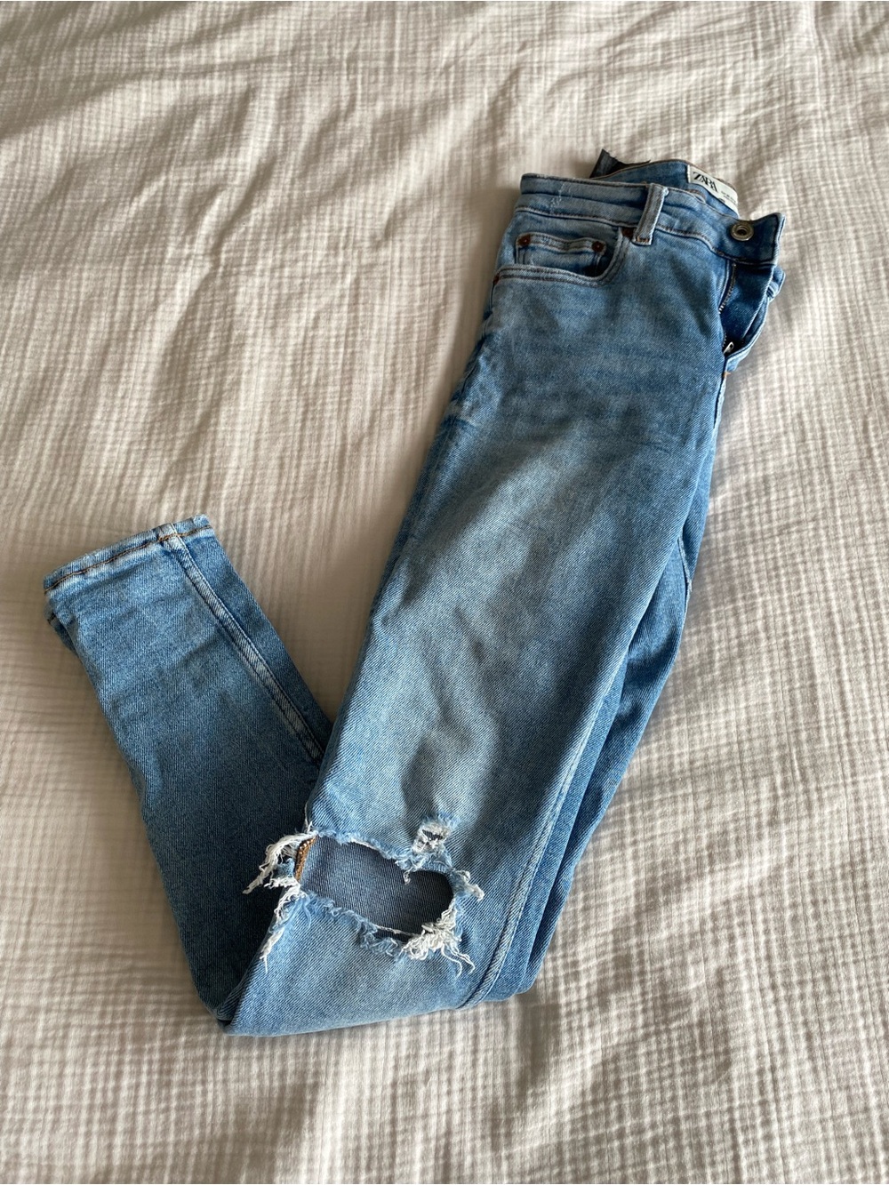 Zara Light Blue Denim Jeans